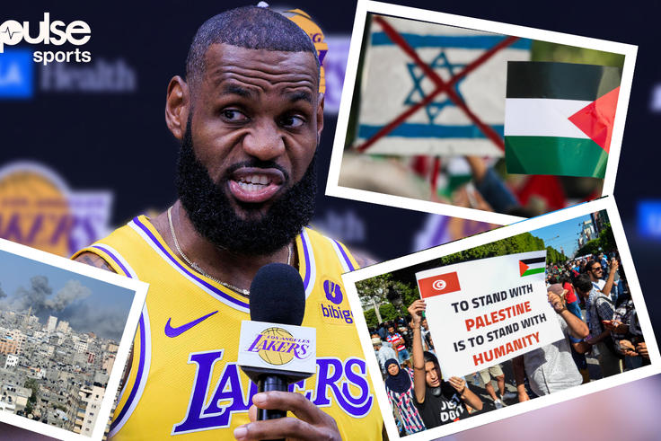LeBron James Israel and Hamas