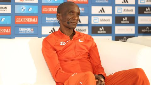 Marathon legend Eliud Kipchoge resurfaces online after world record shakeup