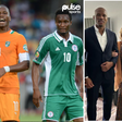 Mikel Obi alongside Drogba and Akon being received by the first lady of Ivory Coast Dominique Ouattara | Imago, Instagram @mikel_john_obi