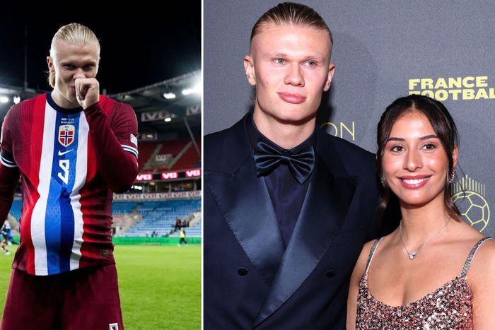 Erling Haaland expresses delight ahead of new born baby