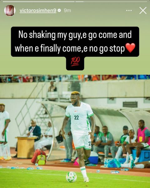 Osimhen's message to Boniface || Instagram