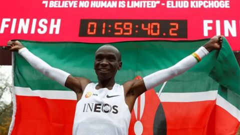 Eliud Kipchoge recalls secrets behind breaking the unimaginable two-hour marathon barrier in Vienna