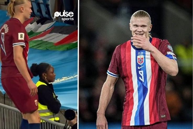 Haaland misses 2 penalty attempts, scores hattrick in demolition of Israel