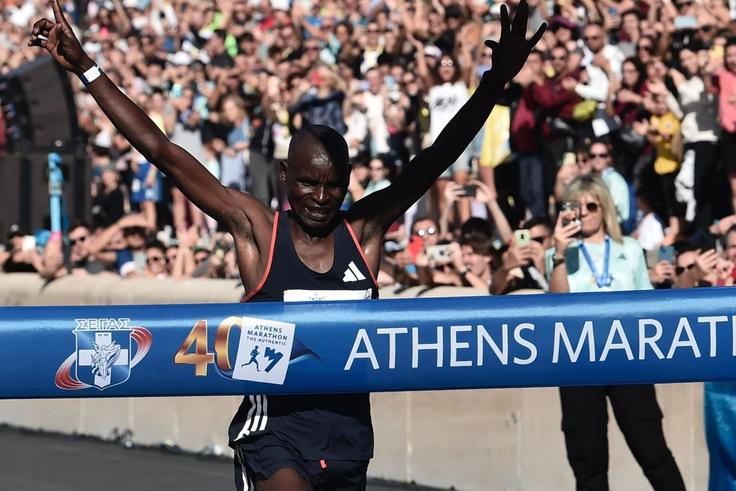 Edwin Kiptoo strikes with course record at the 40th edition of the Athens Marathon