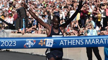 Edwin Kiptoo strikes with course record at the 40th edition of the Athens Marathon