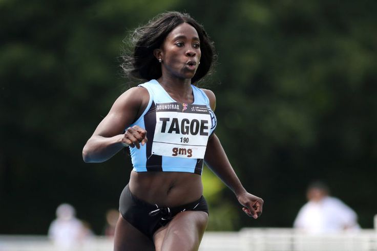 Ghanaian-born British sprinter gushes over her God-given 'beauty & body' in striking photo shoot