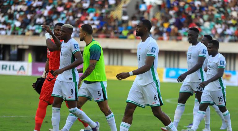 Victor Osimhen, Semi Ajayi and William Ekong Troost of Nigeria || Image credit: Imago
