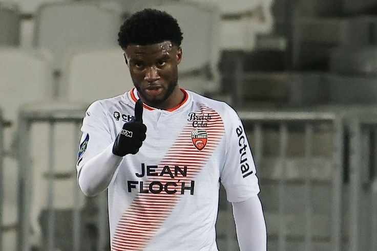 FC Lorient striker Terem Moffi is a transfer target for a host of English Premier League clubs