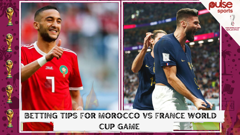 3 sure betting tips for Morocco vs France World Cup game