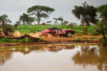 Italy's Eugenio Amos Claims Lead In East African Safari Classic Rally