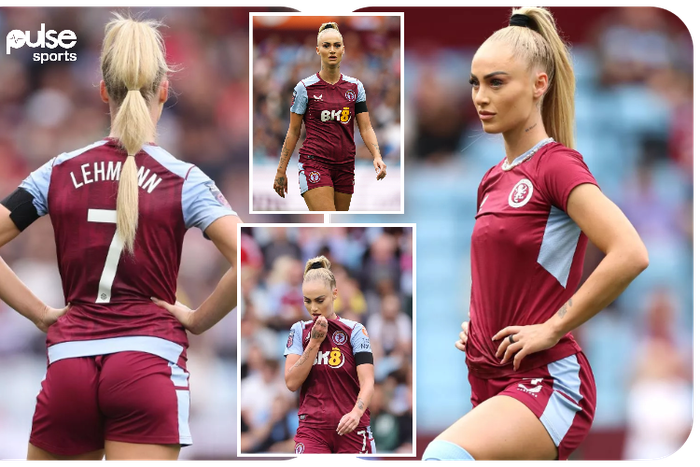 Alisha Lehmann's sweaty Aston Villa jersey causes commotion