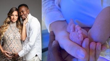 Super Eagles legend welcomes new baby with Anastasija Radi