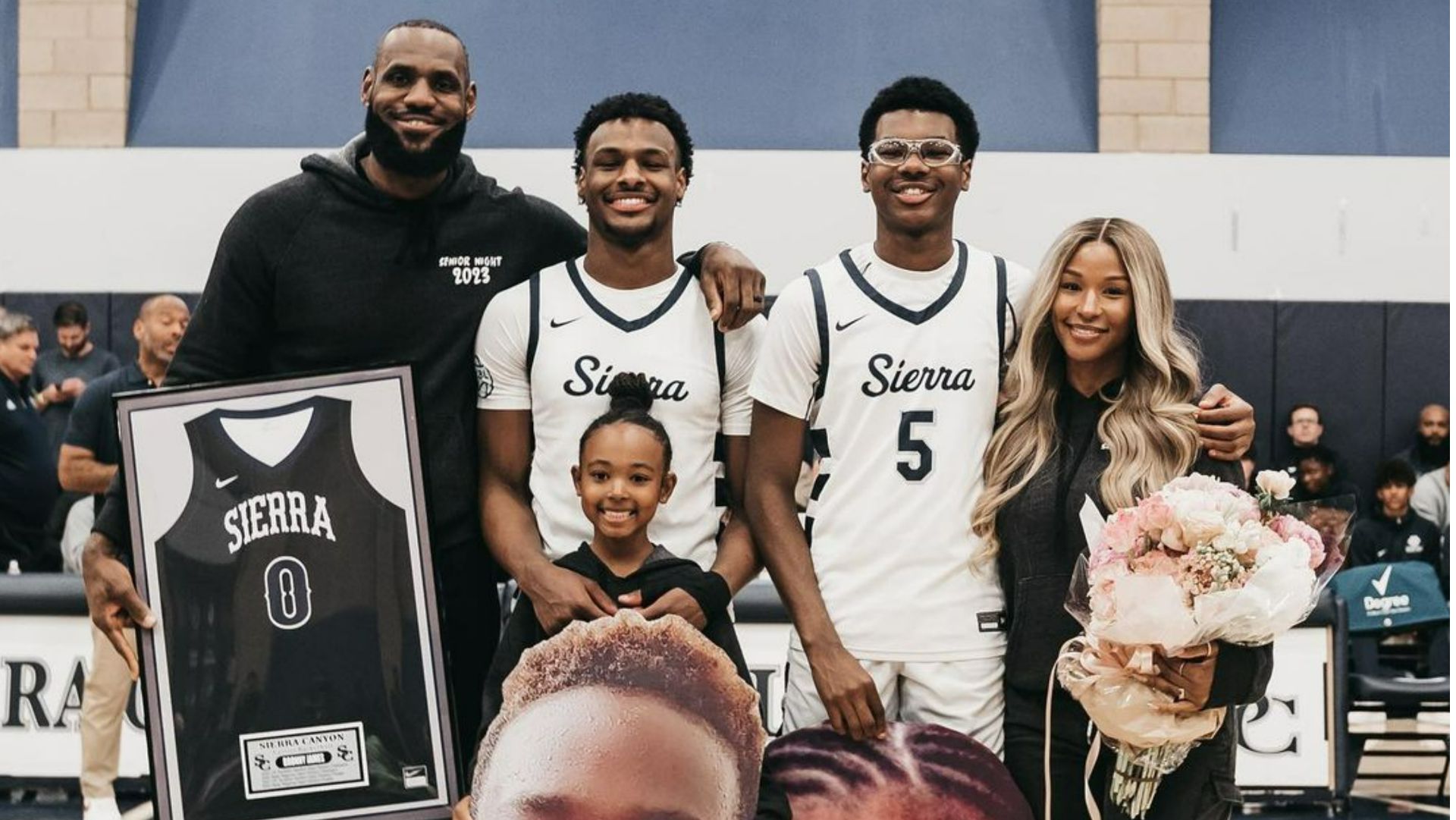 LeBron James Celebrates Son Bronny On Senior Night - Pulse Sports Nigeria