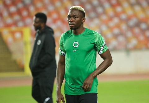 IMAGO / Shengolpixs  ABUJA, NIGERIA - MARCH 22: Kenneth Omeruo of Nigeria during the Super Eagles training in preparations for FIFA World Cup, WM, Weltmeisterschaft, Fussball Qatar 2022 Playoff match on March 22, 2022