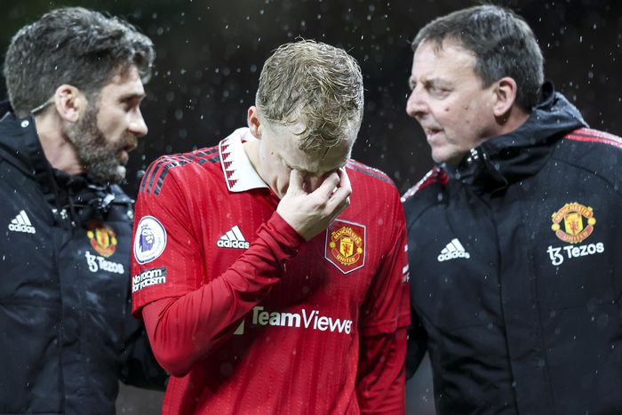 Manchester United midfielder Donny Van de Beek has been ruled out for the rest of the season with an injury