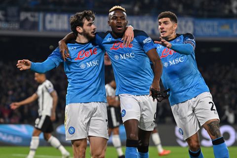 Osimhen shines as Napoli thrash Juventus 5-1
