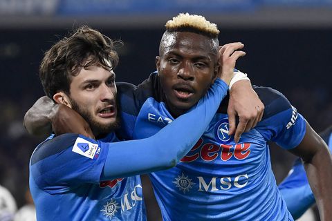Napoli take first step in keeping Kvaratskhelia and Osimhen partnership with new contract