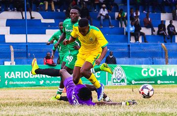 Chris Ochieng's last-gasp goal inspires Gor Mahia to victory against spirited Kariobangi Sharks