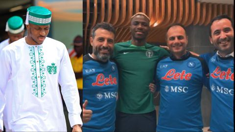 Victor Osimhen: Super Eagles star shows love to AFCON visiting Napoli fans