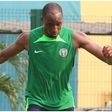 Joe Aribo in training with the Super Eagles.