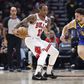 Struggling Warriors stumble past Chicago Bulls in 140-131 shootout