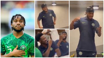 [WATCH]: Super Eagles' Ademola Lookman drops surprise remix of Asake's hit song