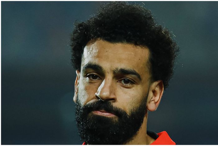 Mohamed Salah during a friendly match against Tanzania