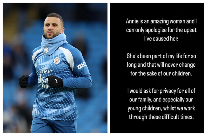 Kyle Walker's apology message