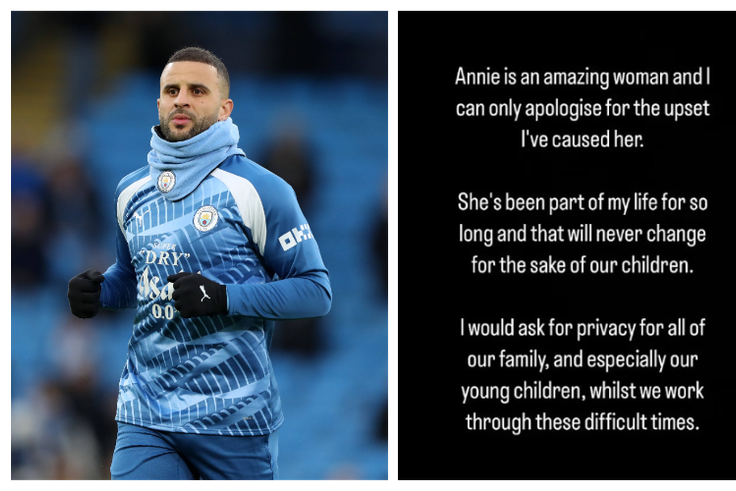 Kyle Walker's apology message