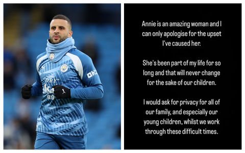 Kyle Walker Apologizes Following Split with Wife Annie Kilner Amid Cheating Scandal