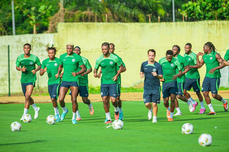 Peseiro leads intense training as the Super Eagles of Nigeria take on Equatorial Guinea in their  AFCON opener.