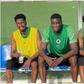 Anayo Iwuala (first from right) with some of the foreign based Super Eagles stars then.