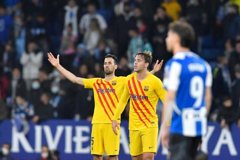 Luuk de Jong salvages late draw for Barcelona at Espanyol
