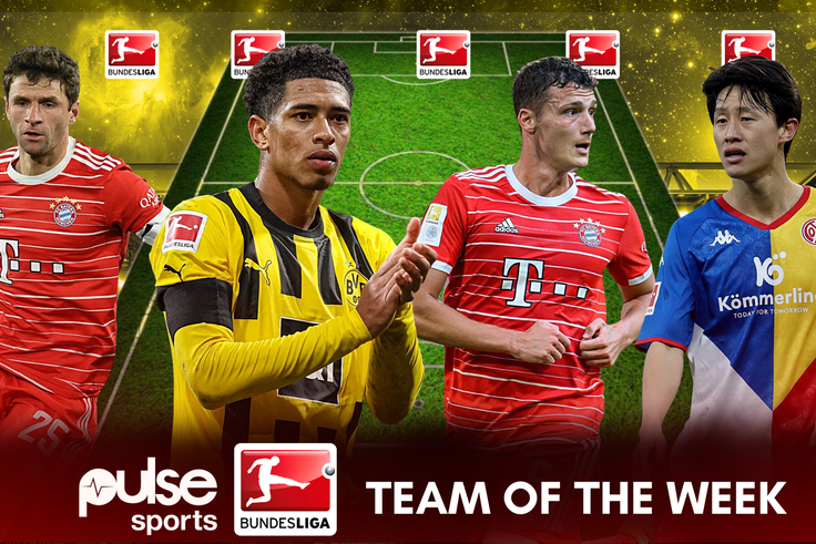 Jude Bellingham, Thomas Muller lead team of the week