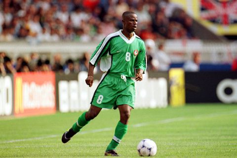 Mutiu Adepoju during his prime years with Nigeria Super Eagles.