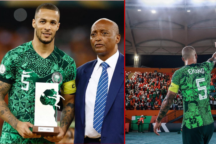 AFCON Player of the Tournament, Nigerian defender William Troost-Ekong || Image credit: X