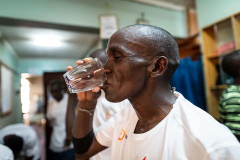 Eliud Kipchoge is very disciplined about his diet