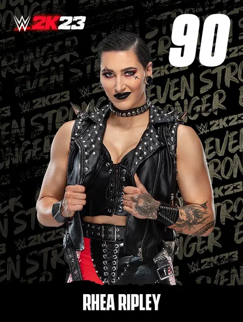 Rhea Ripley WWE 2K23 Roster Card