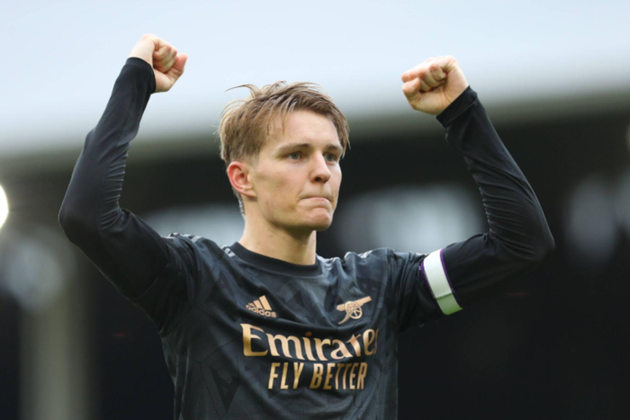 Arsenal captain Martin Odegaard