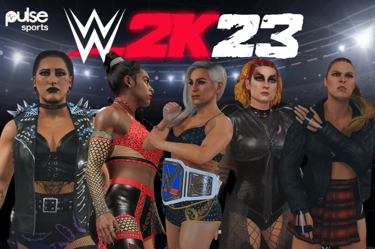Becky Lynch vs Trish Stratus - Steel Cage Match, WWE2K23