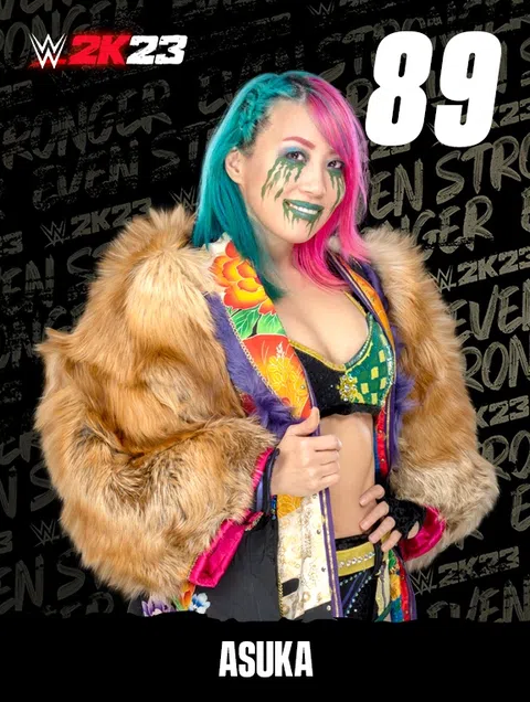 Asuka WWE 2K23 Roster Card