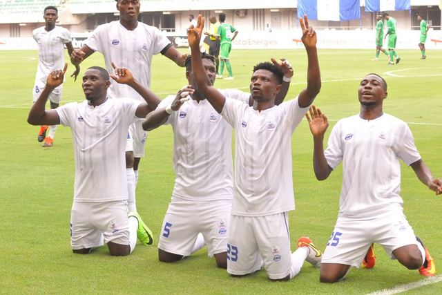 Rivers United beat Bayelsa United.