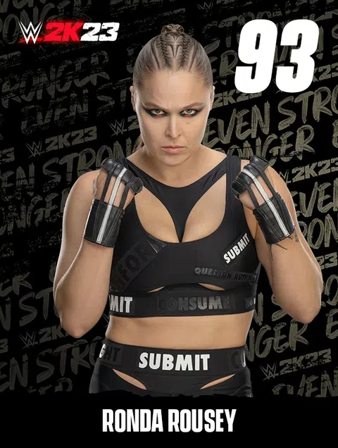 Ronda Rousey WWE 2K23 Roster Card
