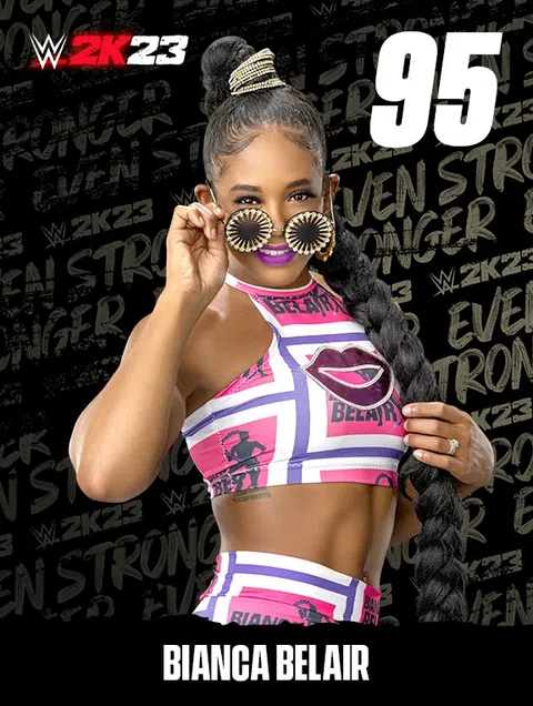 Bianca Belair WWE 2K23 Roster Card