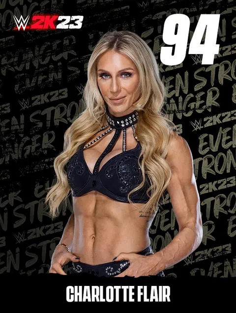 Charlotte Flair WWE 2K23 Roster Card