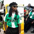 After 4 days, Kai Cenat departs Nigeria for Ghana showing off a Super Eagles jersey.