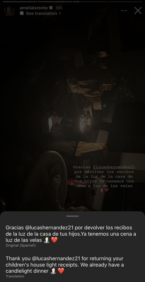 Lucas Hernandez and Amelia Llorente