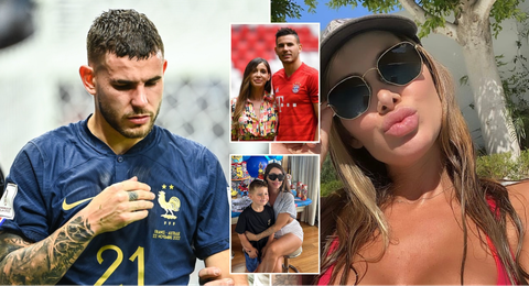 Lucas Hernandez called out by ex-WAG after ALLEGEDLY neglecting child support