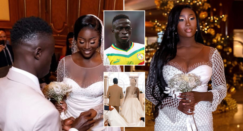 Krépin Diatta: Stunning wife of Suspended Senegal star celebrates 3-year wedding anniversary