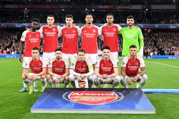 Bukayo Saka celebrates Arsenal's 1st Champions League quarterfinal berth in 14 years